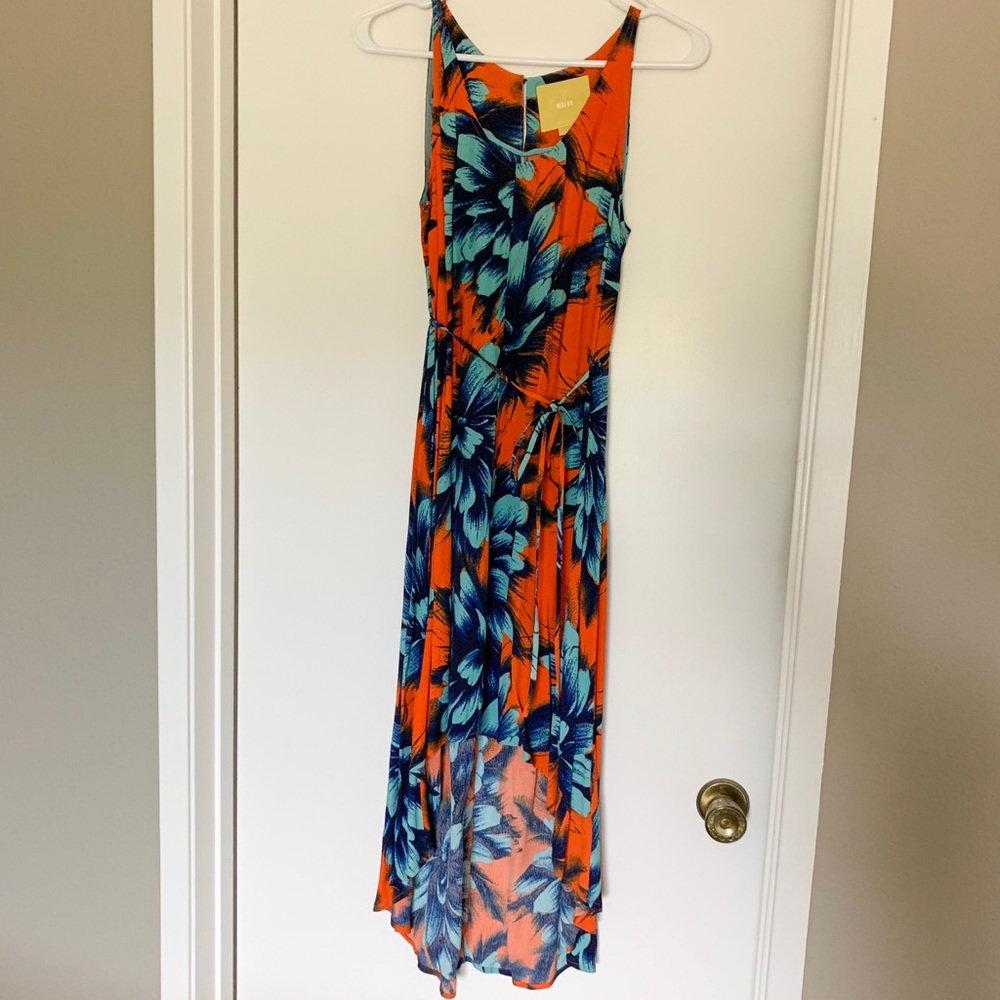 MAEVE Bright Floral High/Low Dress - Size S